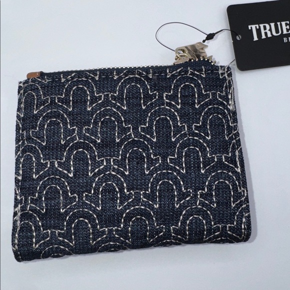 True Religion Denim and Brown Small Wallet - Picture 4 of 6